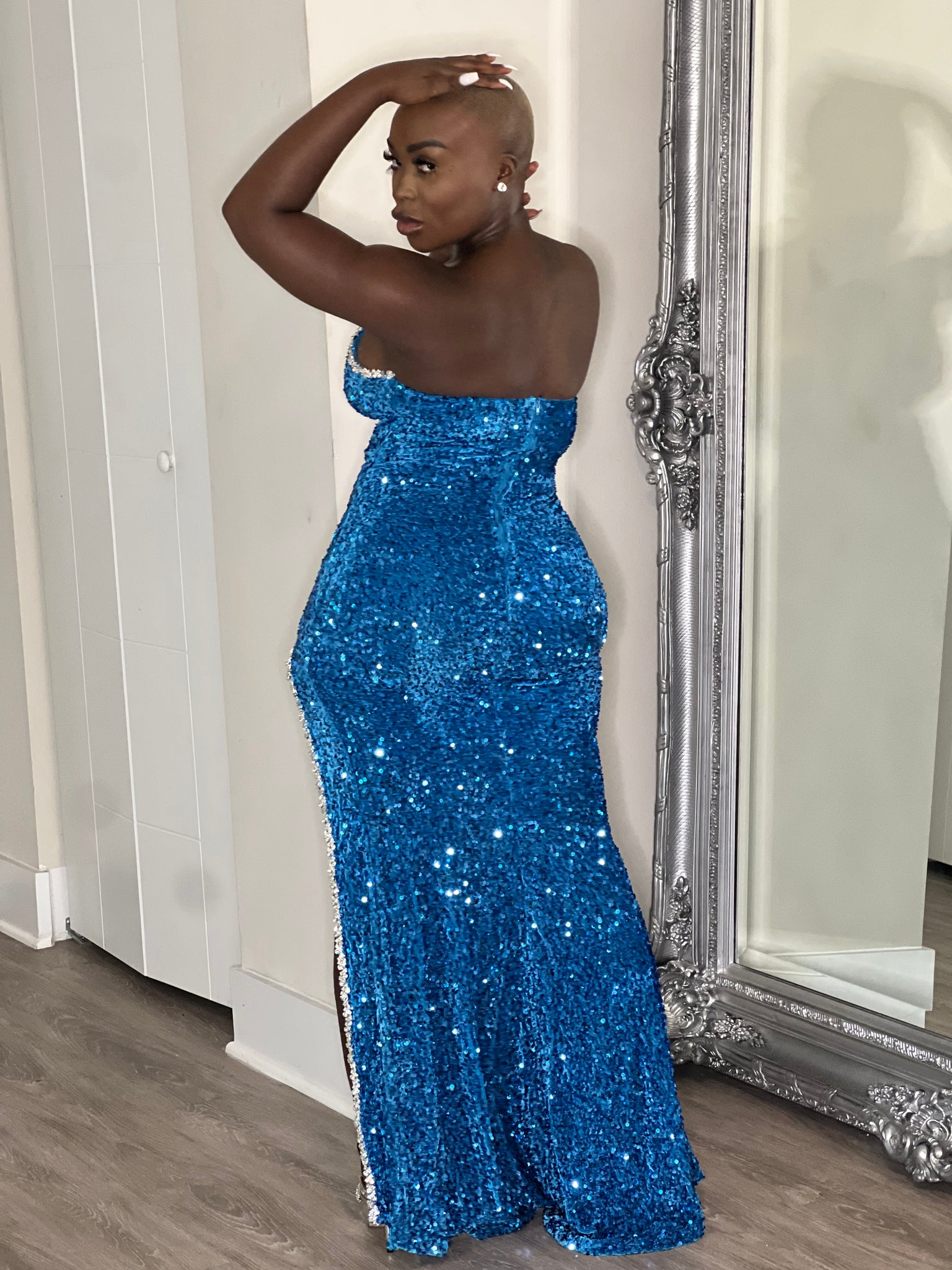 Sweet Heart Romance Me Dress Blue