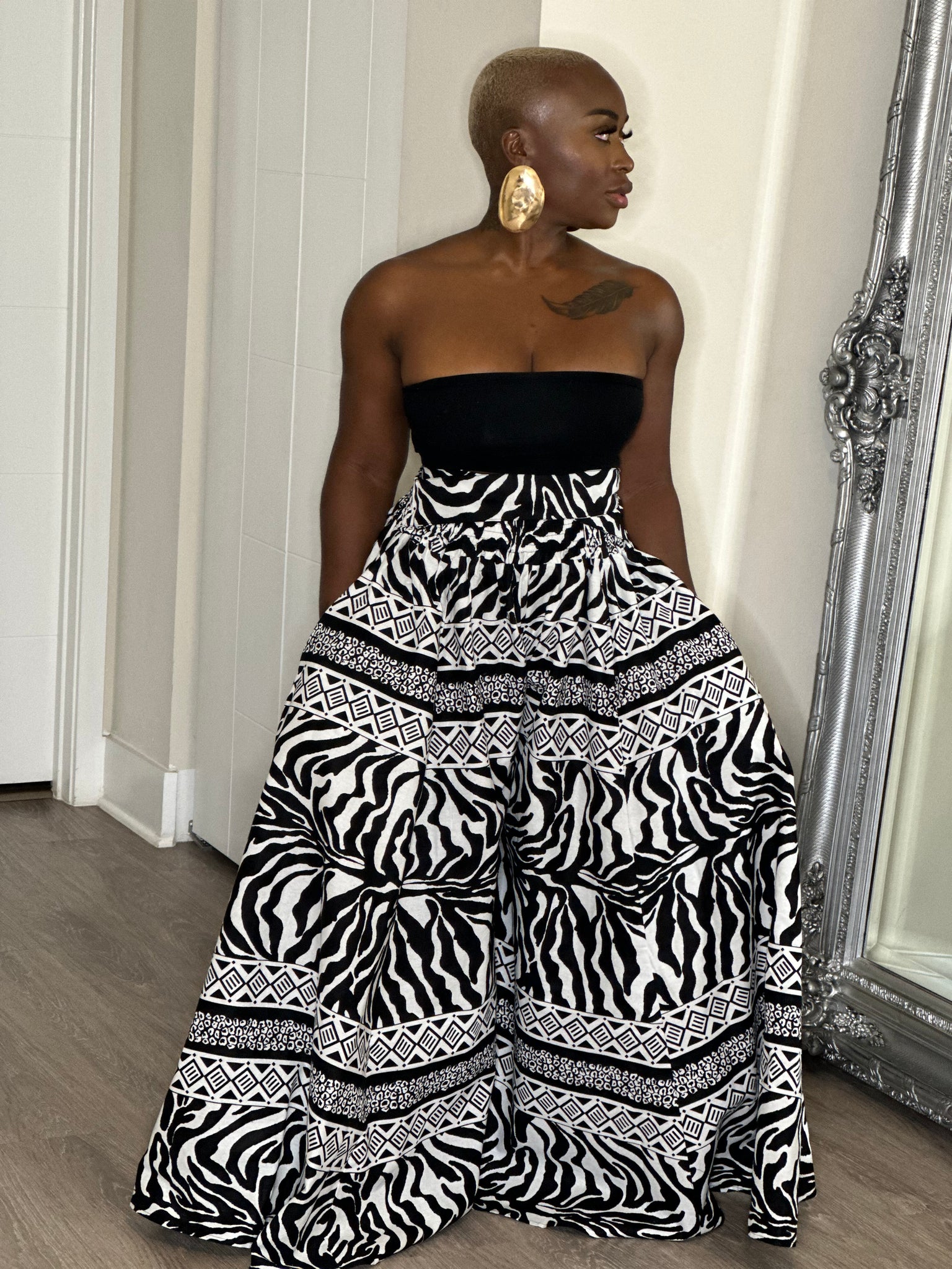 Print African Palazzo Pants | The Bombshell Boutique