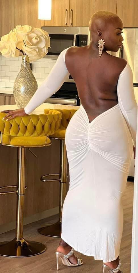 The Viral Ivory Daring Body Dress