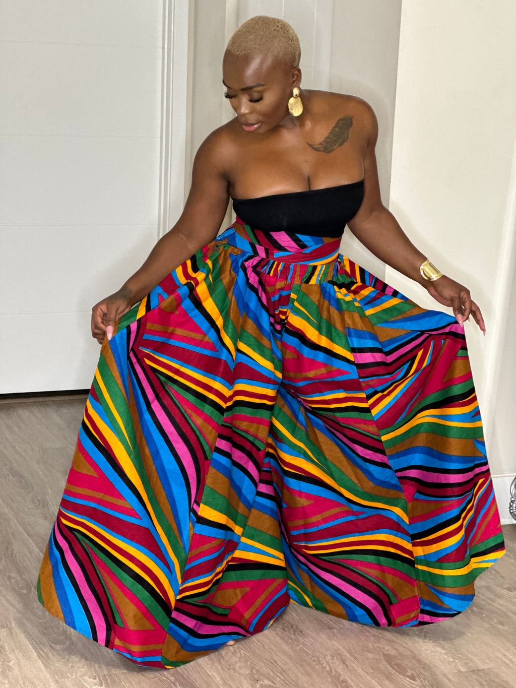 African Print Palazzo Pants | The Bombshell Boutique