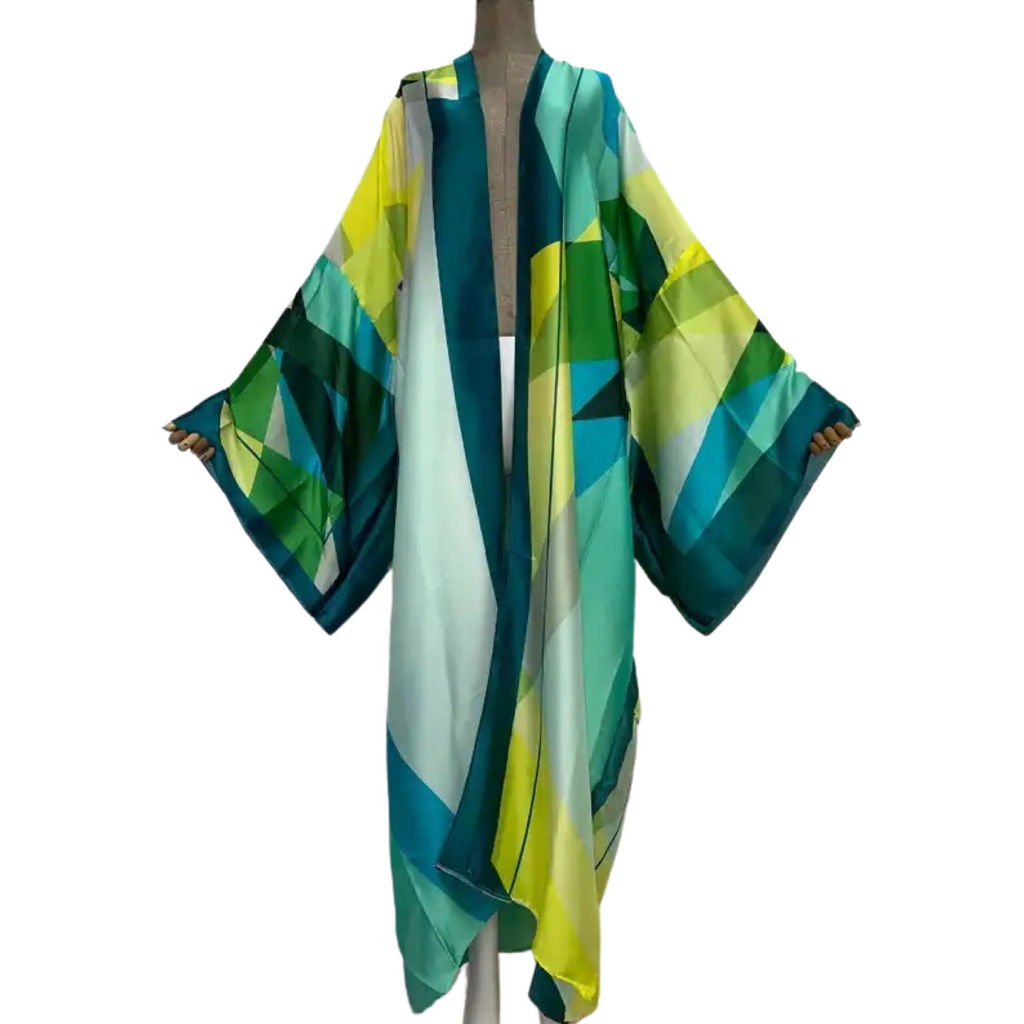 Green Shades Paradise Luxe Kimono Pre Order