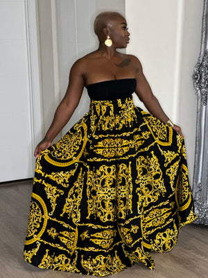 Royalty African Maxi Skirt