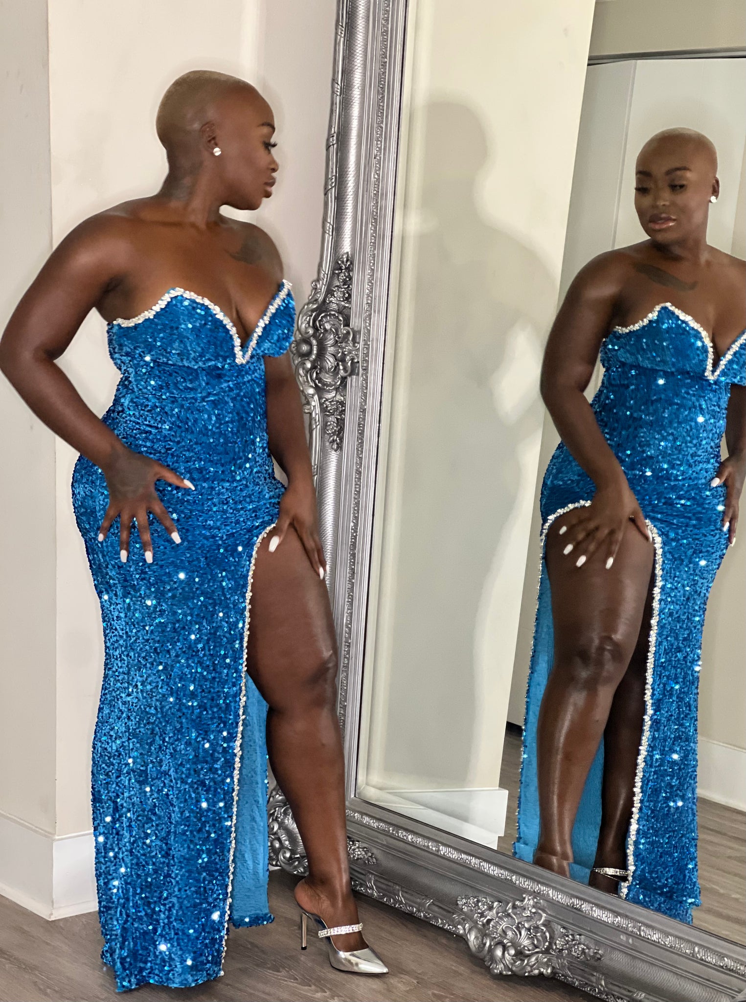 Sweet Heart Romance Me Dress Blue