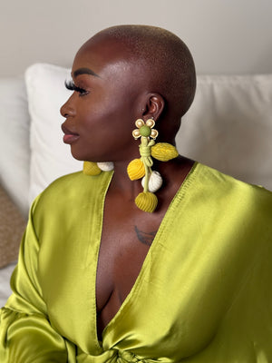 Lemon Zest Drop Earrings