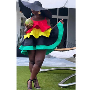Flirty Fun Dress Rasta