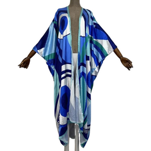 Blue Summer  Paradise Luxe Kimono Pre Order