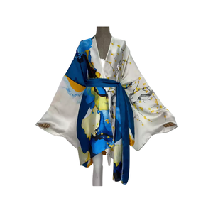 Luxe  Kimono Cardigan Blue Grey Pre Order